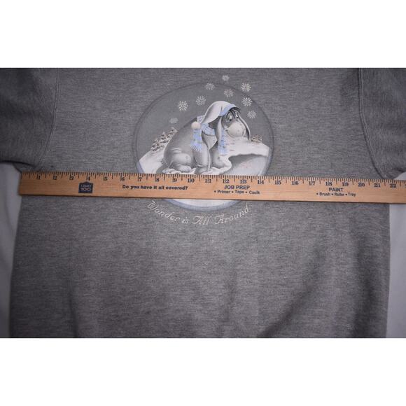 Vintage Y2K 90s Eeyore Wonder Is Around Disney Winnie Pooh Sweatshirt Crewneck - Picture 6 of 12